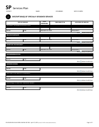 Form PR-09 Services Plan - Ohio, Page 3