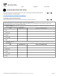 Form PR-09 Services Plan - Ohio, Page 4