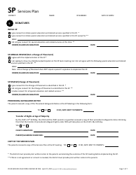 Form PR-09 Services Plan - Ohio, Page 7