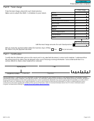 Form B401 Fuel Charge Return for Non-registrants - Canada, Page 3