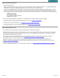 Form B401 Fuel Charge Return for Non-registrants - Canada, Page 4
