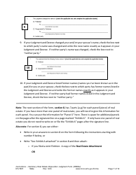 Form DIV1601 Instructions - Summary Real Estate Disposition Judgment Form (Sredj) - Minnesota, Page 7
