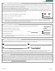 Form UHT-2900 Underused Housing Tax Return and Election Form - Canada, Page 6