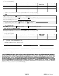 Asset Verification Form - Texas, Page 2