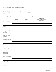 Small Business Enterprise Certification Application - City of Charlotte, North Carolina, Page 10