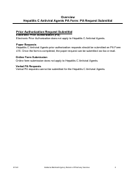 Instructions for Form 415 Hepatitis C Antiviral Agents Pa Request Form - Alabama, Page 2