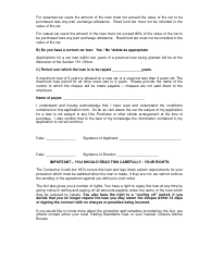 Assisted Car Purchase Scheme (Car Loan) Application Form - Fylde Borough, Lancashire, United Kingdom, Page 3
