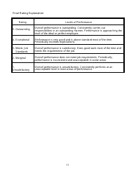 Performance Appraisal Template, Page 11