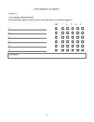 Performance Appraisal Template, Page 3