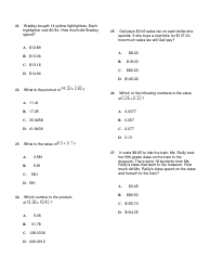 Multiplying Decimals Word Problems Worksheet With Answer Key, Page 4