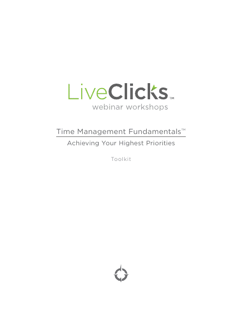 &quot;Time Management Fundamentals Toolkit Template - Liveclicks&quot; Download Pdf