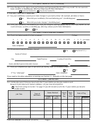 Form SSA-3368-BK Disability Report - Adult, Page 5