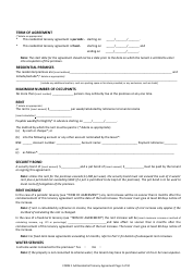 Form 1AA &quot;Residential Tenancy Agreement&quot; - Western Australia, Australia, Page 2
