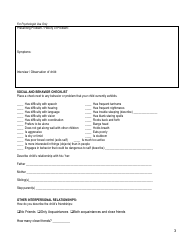 Children/Adolescentes Biopsychosocial Assessment Form - Agape Family Counseling, Page 3