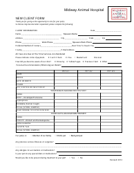 &quot;New Client Form - Midway Animal Hospital&quot;