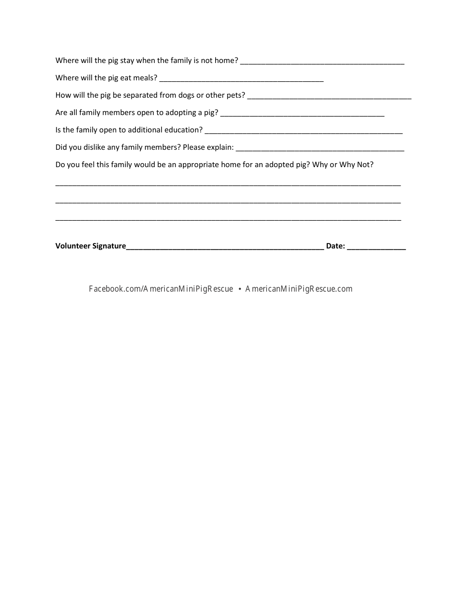 Home Evaluation Form - Ampa Rescue Advocates, Page 2