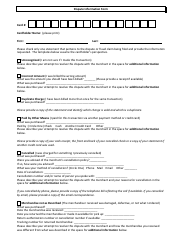 Debit/Atm Card Dispute/Fraud Package Checklist Template, Page 2