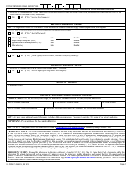 VA Form 21-0960c-6 Narcolepsy Disability Benefits Questionnaire, Page 2
