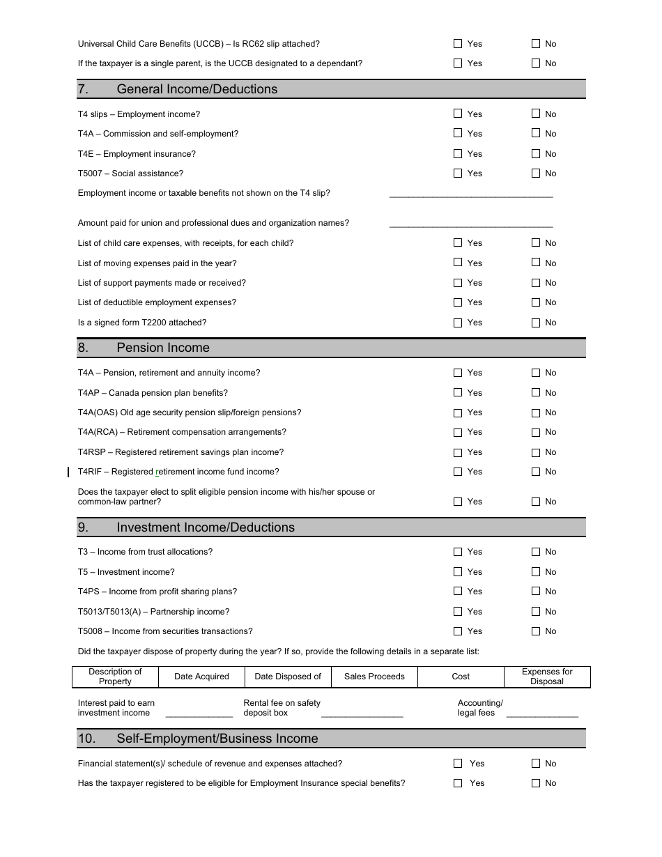 Personal Tax Organizer Template - Fill Out, Sign Online and Download ...