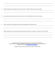 Television Show Analysis Worksheet, Page 3