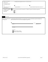 Official Form 427 Cover Sheet for Reaffirmation Agreement, Page 3