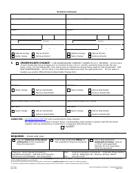 Form C017.001 Application for Officer/Director/Shareholder Change - Arizona, Page 3