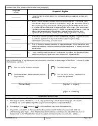 Form CG-5810E UCMJ and Miranda/Tempia Rights, Page 2