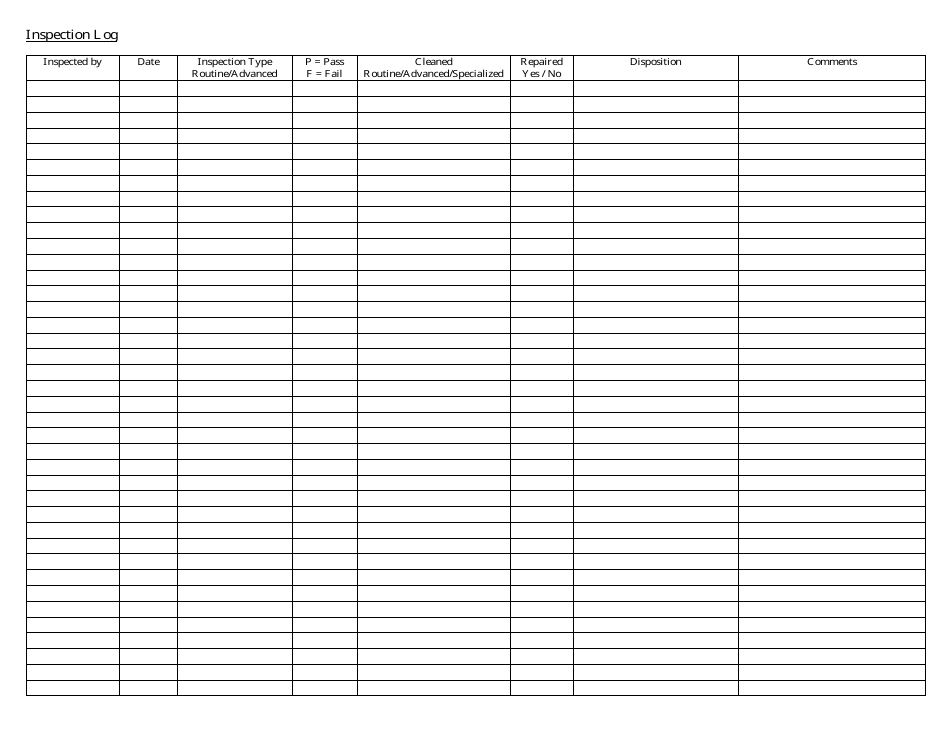 Personal Protective Equipment Checklist/Log - Vfis Download Printable ...