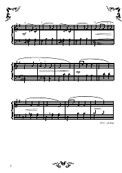 Frederic Chopin - a Wish Piano Sheet Music, Page 2