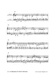 I&#039;m Dreaming of White Christmas Piano Sheet Music, Page 2