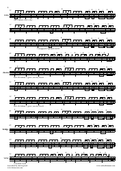 Wham - Last Christmas Drum Sheet Music, Page 2