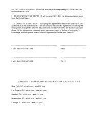 &quot;Sample Employment Contract Template for /B1/A3/G5/NATO-7 Applicants&quot;, Page 2