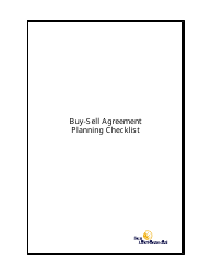 Document preview: Buy-Sell Agreement Planning Checklist Template - Sun Life Financial - Canada