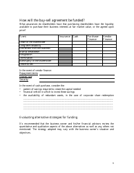 Buy-Sell Agreement Planning Checklist Template - Sun Life Financial - Canada, Page 10