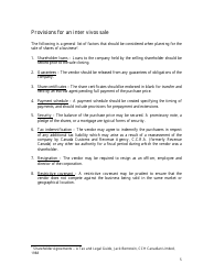 Buy-Sell Agreement Planning Checklist Template - Sun Life Financial - Canada, Page 6