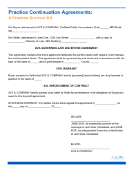 Sample &quot;Buy and Sell Agreement Template - Aicpa&quot;, Page 6