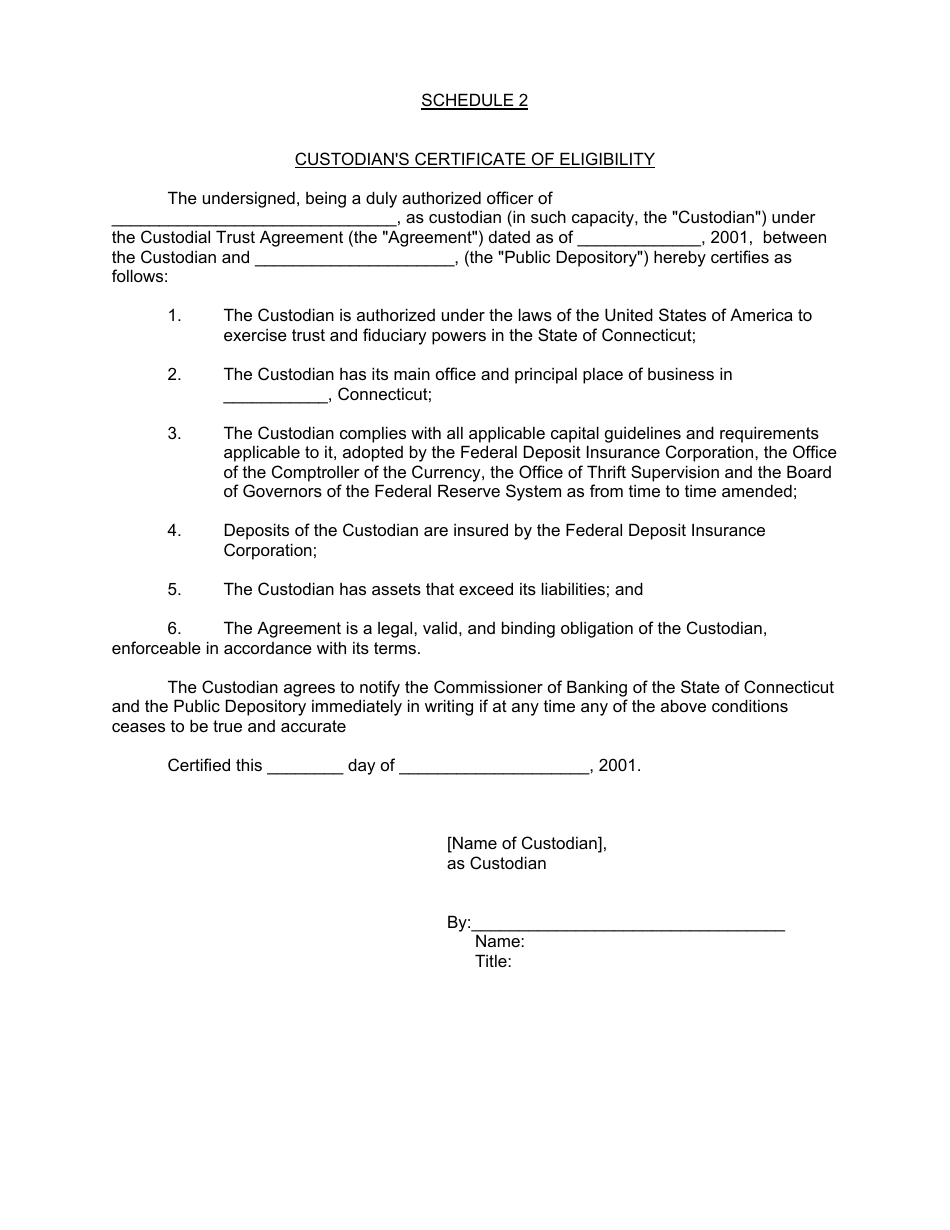 Security Agreement (Form Public Deposit) - Connecticut, Page 11