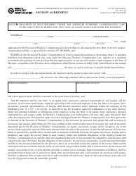 Form WC-82E Escrow Agreement - Missouri