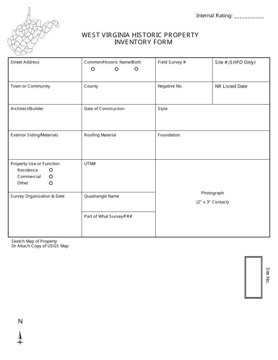 west virginia historic property inventory form west virginia division of culture and history download fillable pdf templateroller