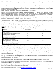 &quot;Indian Visa Application Form - Consulate General of India&quot; - San Francisco, California, Page 4