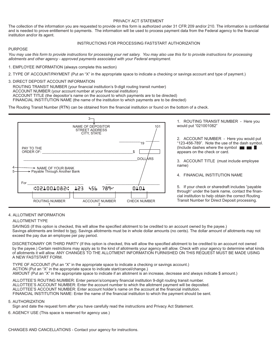 Sample Active Duty Finance Forms Packet - the Air University, Page 7