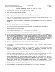 Form MT-ECS-116 Pasture Inventory Worksheet, Page 2
