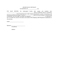 LLC Certificate Template - Iowa, Page 2
