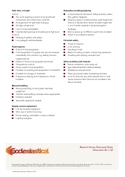 Disaster Control Template - Prevention - Ecclesiastical Insurance Office, Page 4