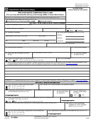 VA Form 21-526C Pre-discharge Compensation Claim