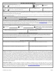 VA Form 21-526C Pre-discharge Compensation Claim, Page 2