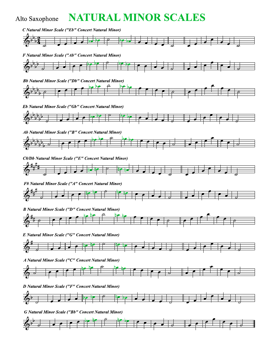 natural-minor-scales-sheet-for-alto-saxophone-download-printable-pdf