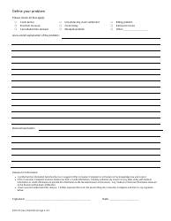 Form DOI310 Consumer Complaint Form - Nevada, Page 2