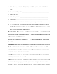 Videography Confirmation Agreement Template, Page 2