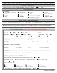 Form SIS-10W Student Enrollment Form - Hawaii, Page 2